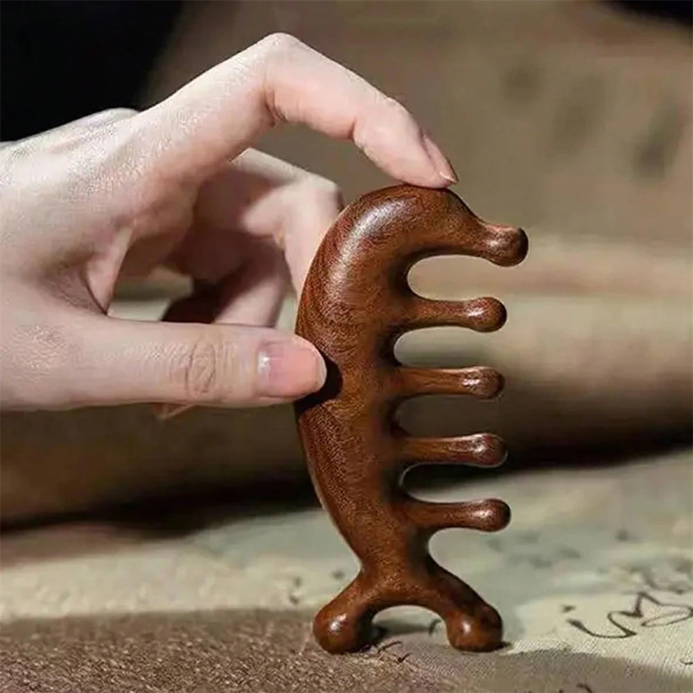Peine Masaje de Madera 2