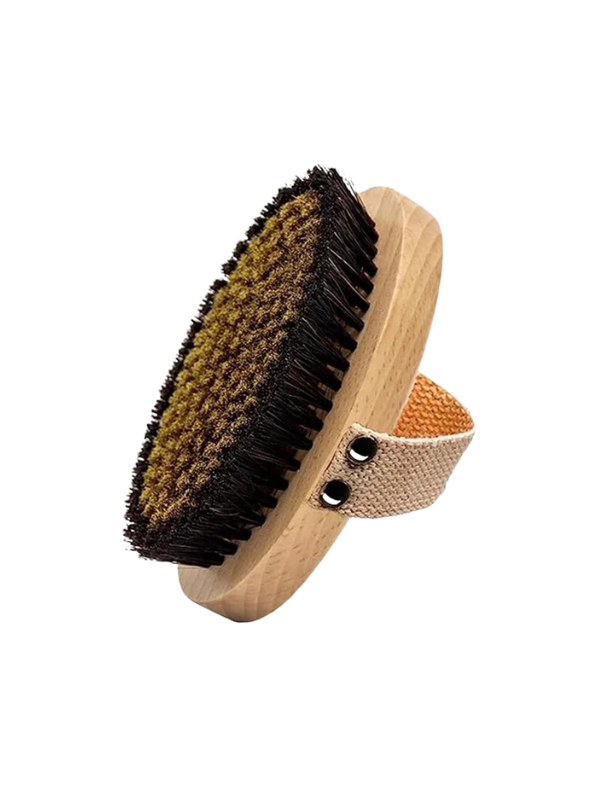 Cepillo Exfoliante de Madera y Cobre