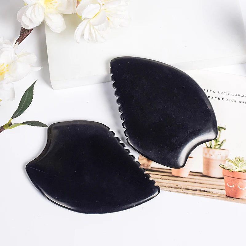 Guasha Obsidiana Dentada